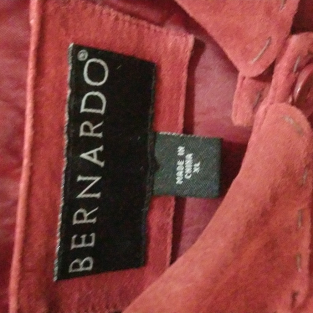 Red Suede Jacket - Picture 2 of 2
